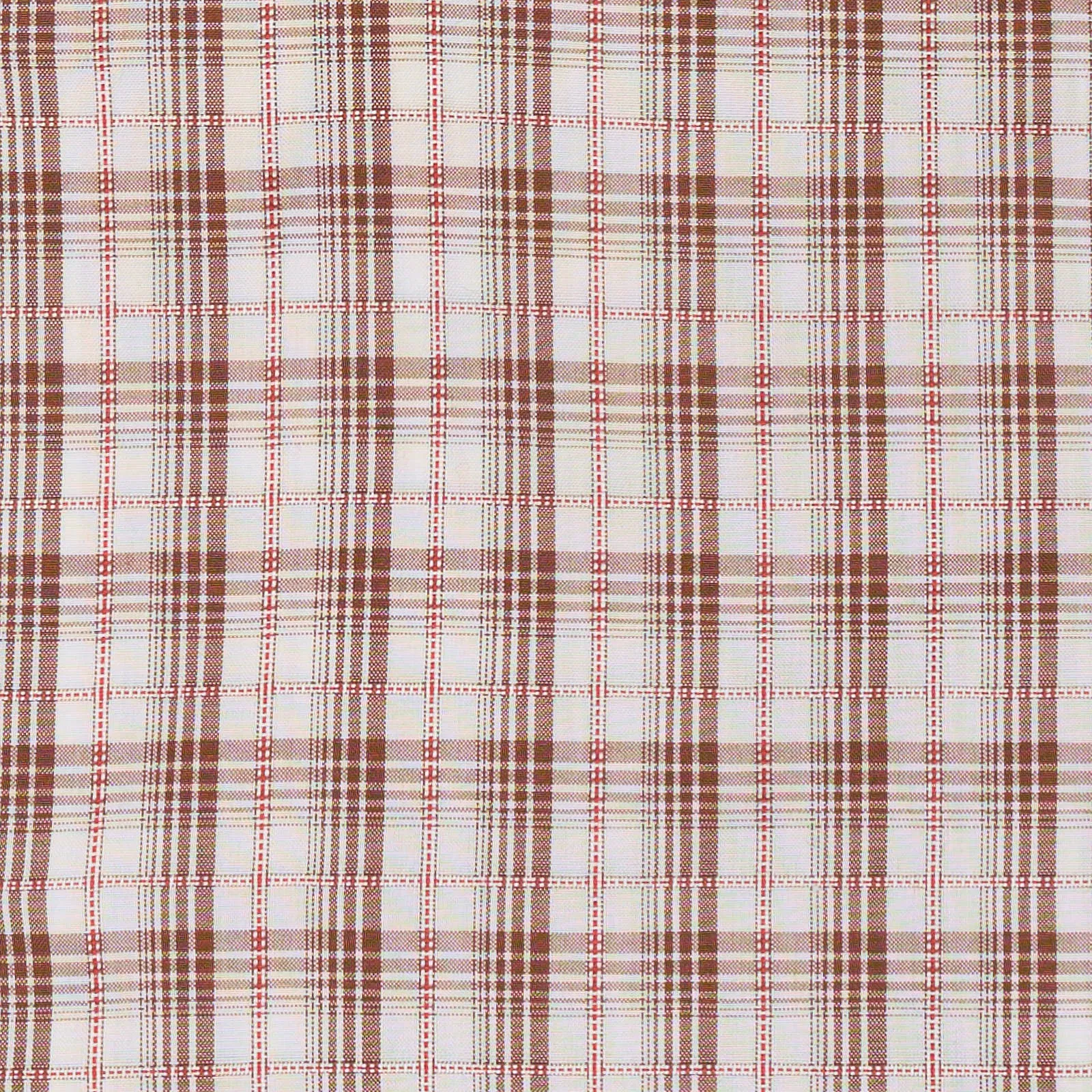 KITON Napoli Handmade Brown Plaid Button-Down Cotton Shirt NEW