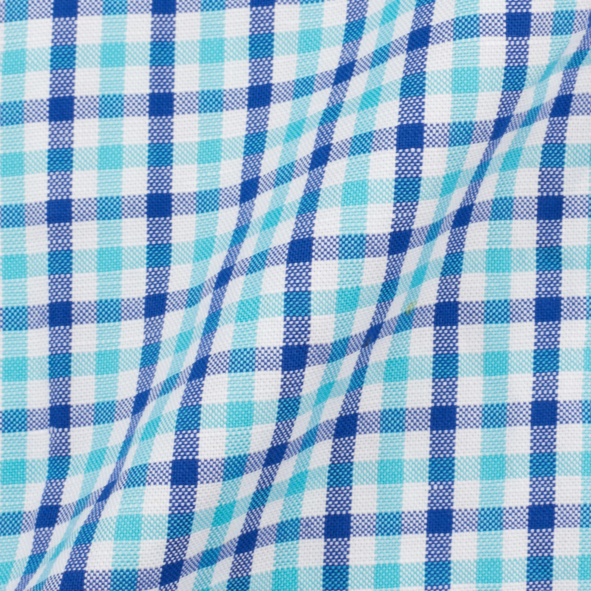 KITON Napoli Handmade Gingham Checked Cotton Button-Down Dress Shirt EU 39 NEW US 15.5