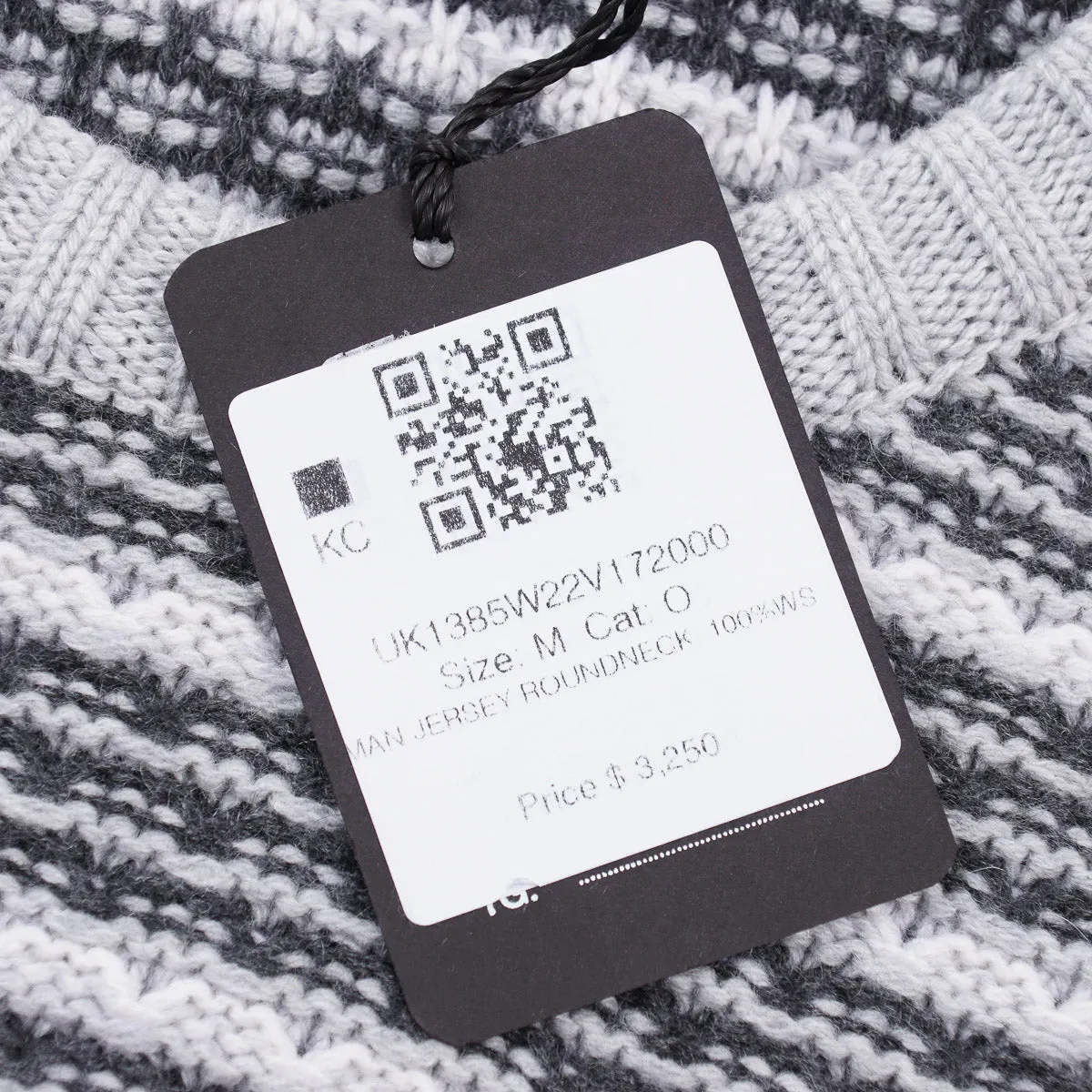 Kiton Patterned Knit Cashmere Sweater