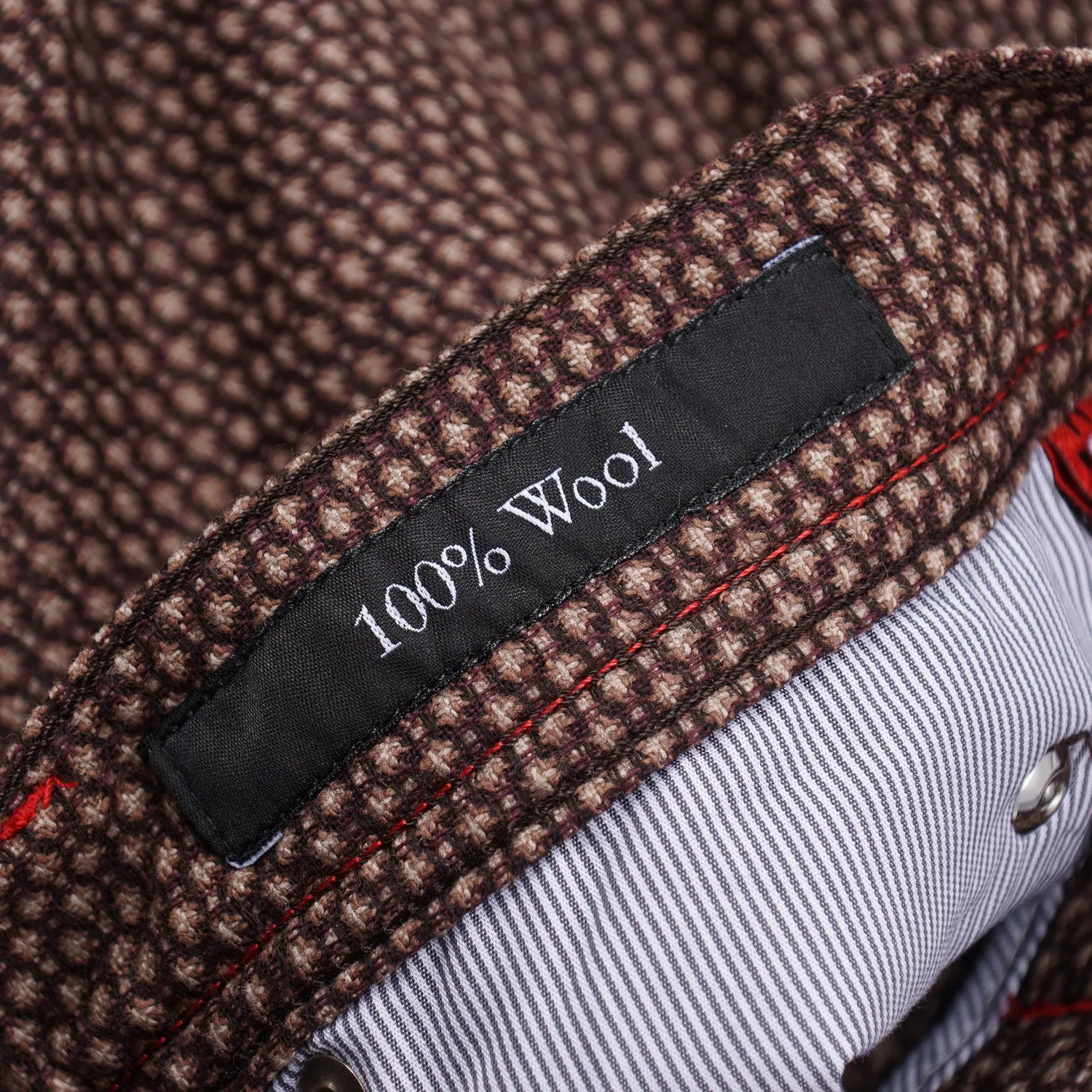 Kiton Slim Fit Five-Pocket Wool Pants