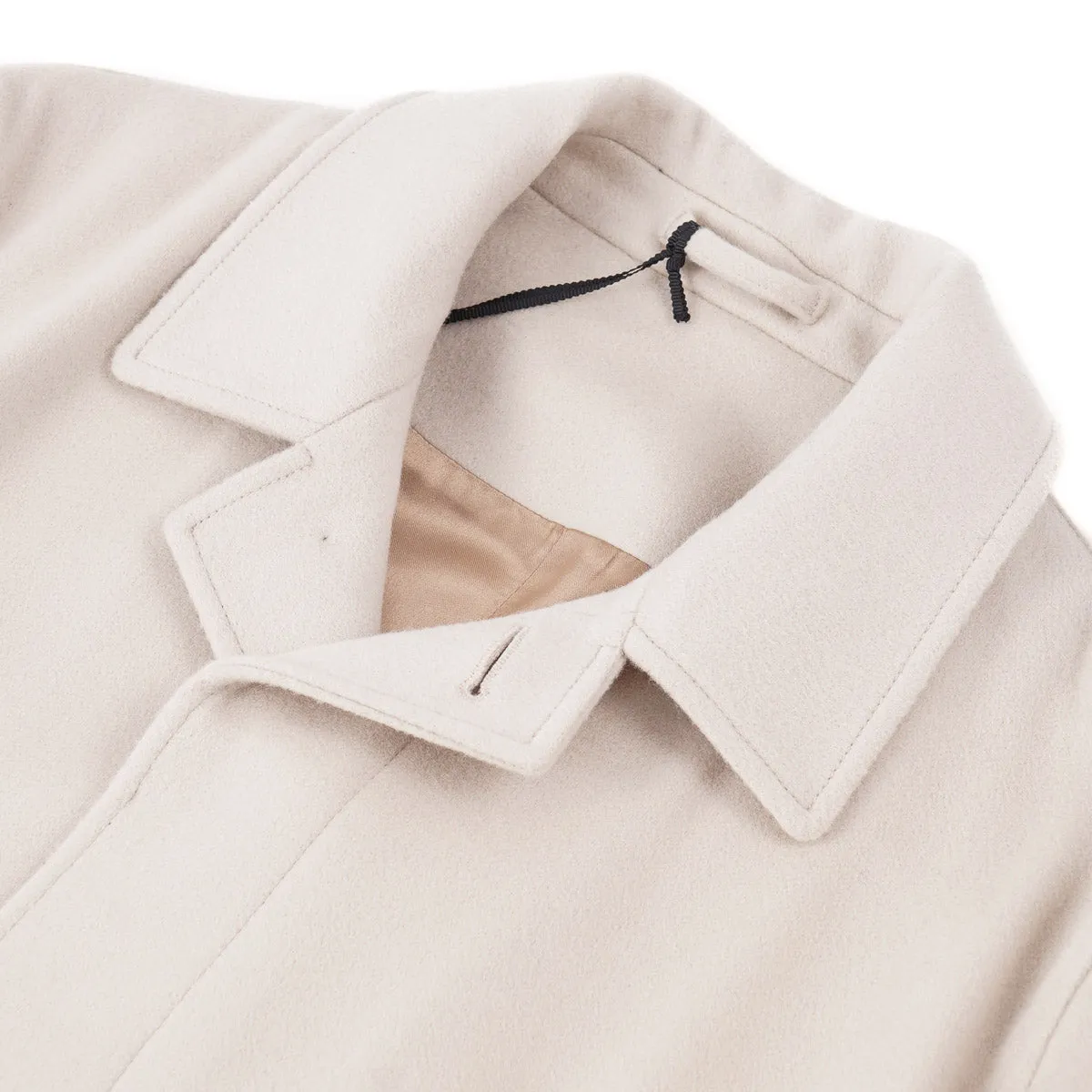 Lardini Soft Brushed Wool Overcoat