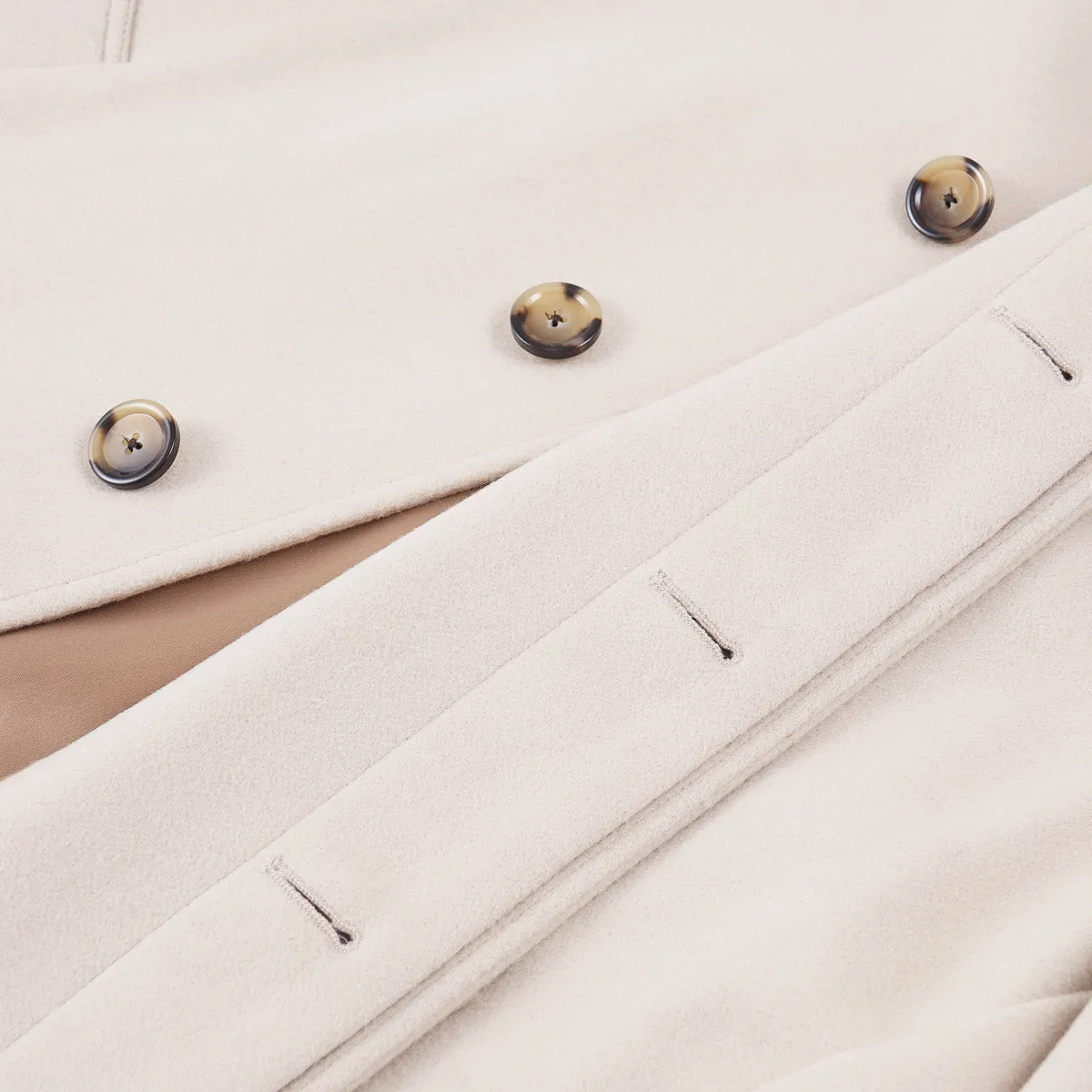 Lardini Soft Brushed Wool Overcoat
