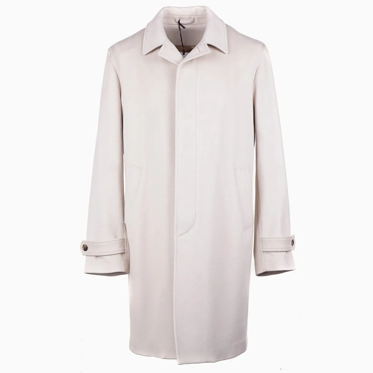 Lardini Soft Brushed Wool Overcoat