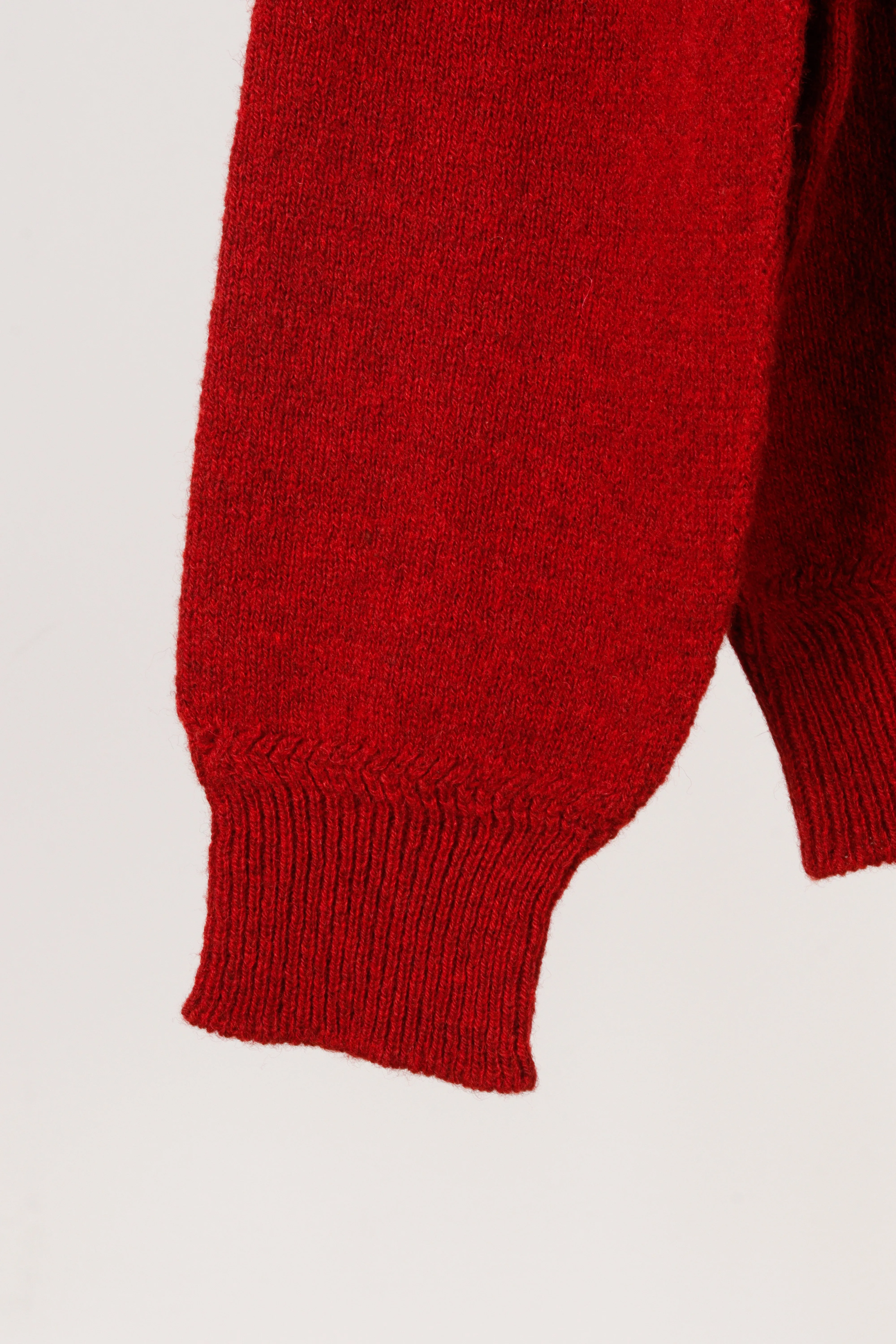 Lemaire SS22 'Merino Wool' V-Neck Sweater Burgundy (2022)