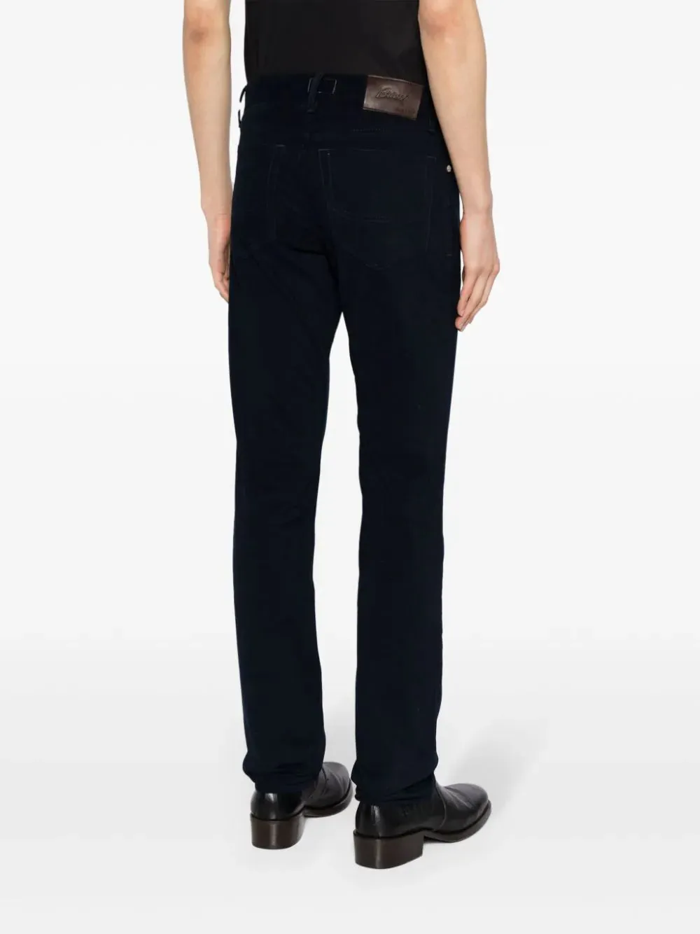 Logo-Appliqu Straight-Leg Trousers