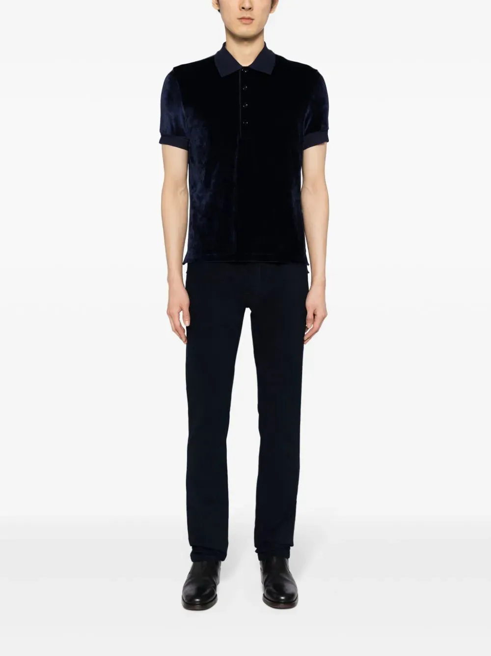 Logo-Appliqu Straight-Leg Trousers