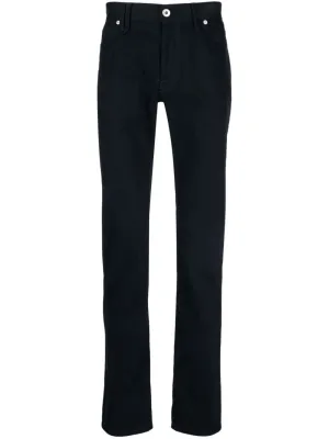 Logo-Appliqu Straight-Leg Trousers