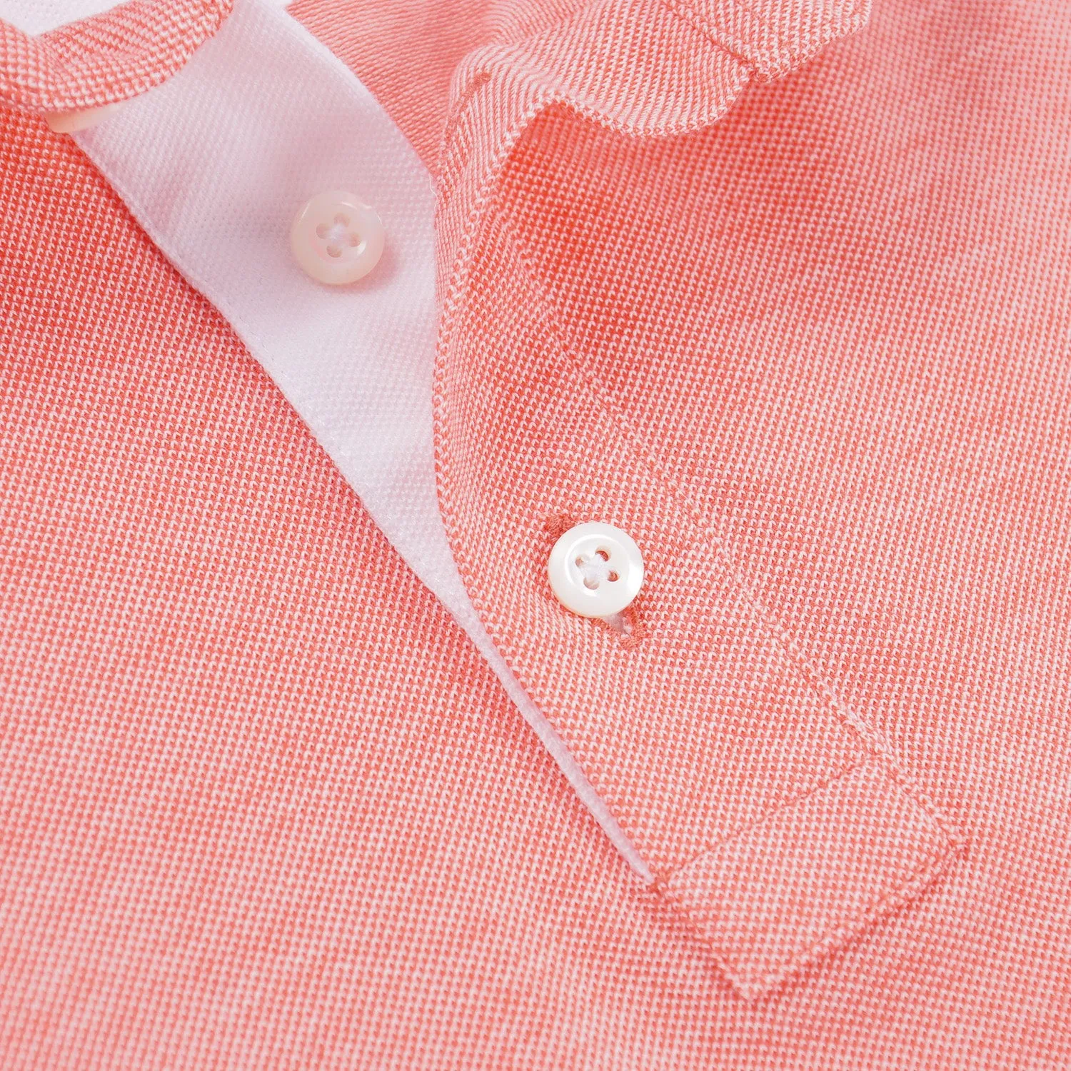 Luigi Borrelli Pique Knit Cotton Polo Shirt