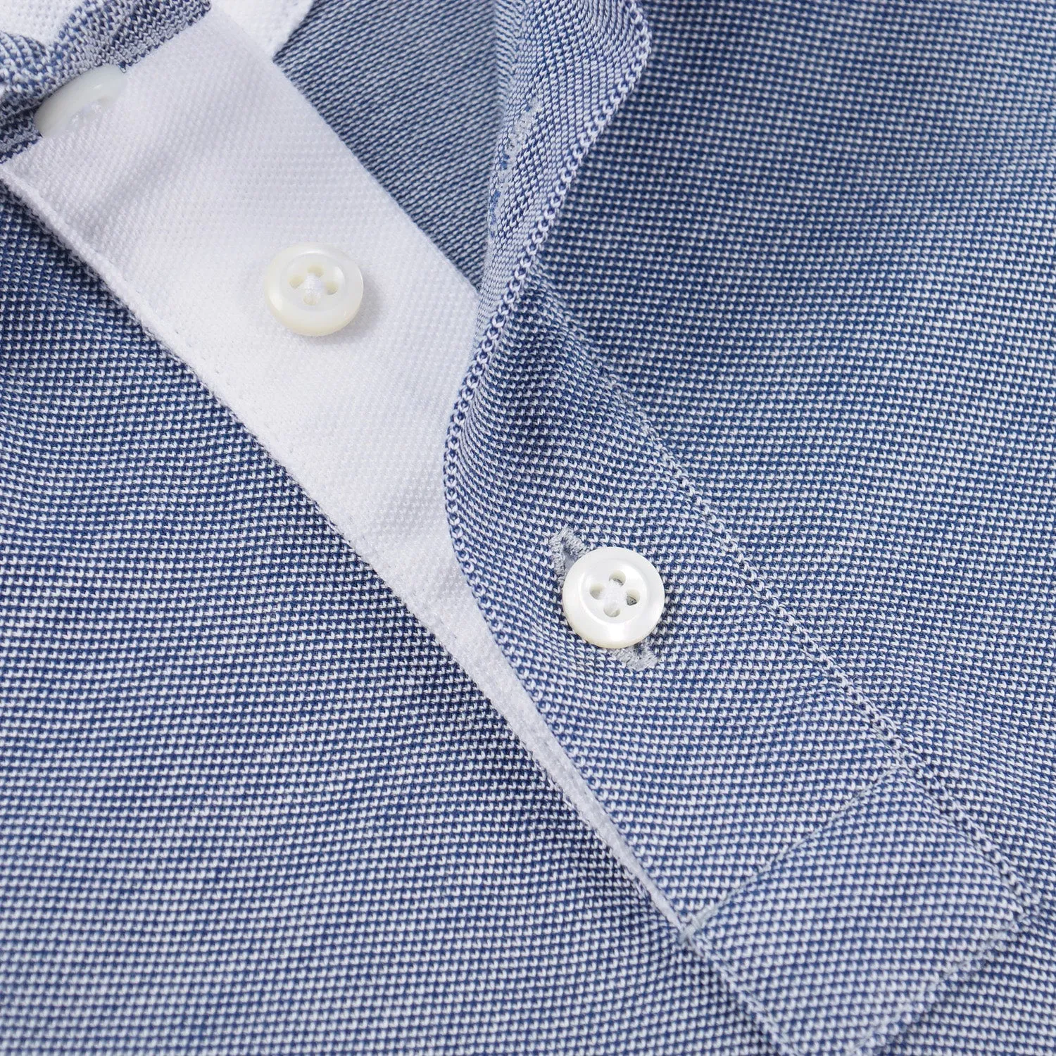 Luigi Borrelli Pique Knit Cotton Polo Shirt
