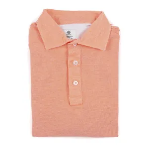 Luigi Borrelli Pique Knit Cotton Polo Shirt