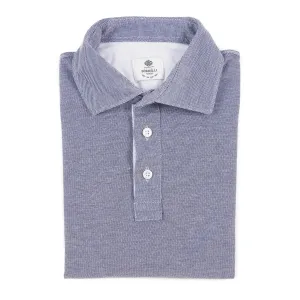 Luigi Borrelli Pique Knit Cotton Polo Shirt