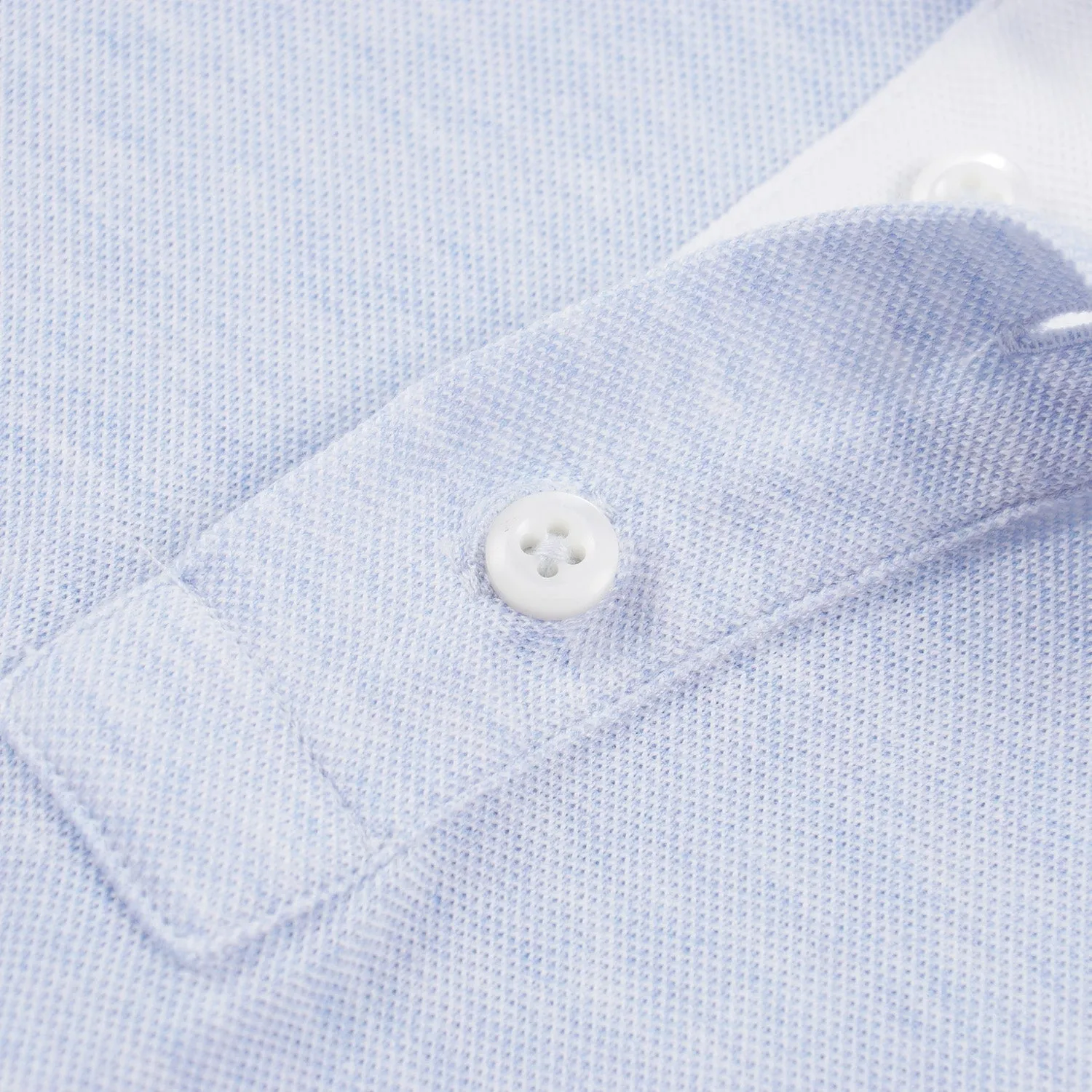 Luigi Borrelli Pique Knit Cotton Polo Shirt