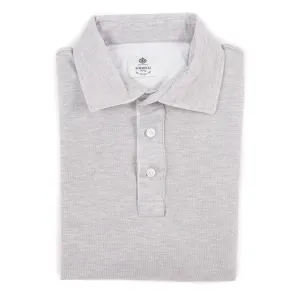 Luigi Borrelli Pique Knit Cotton Polo Shirt