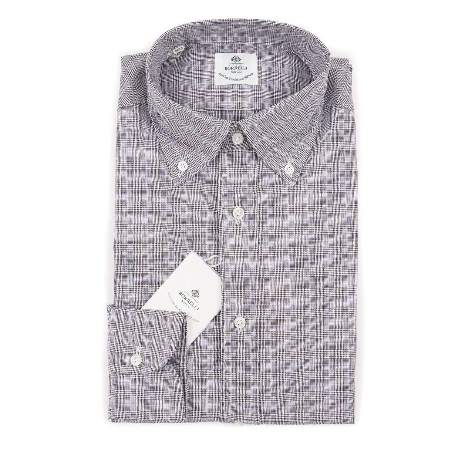 Luigi Borrelli Regular-Fit Cotton Dress Shirt