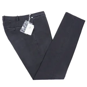 Luigi Borrelli Slim-Fit Denim Chinos