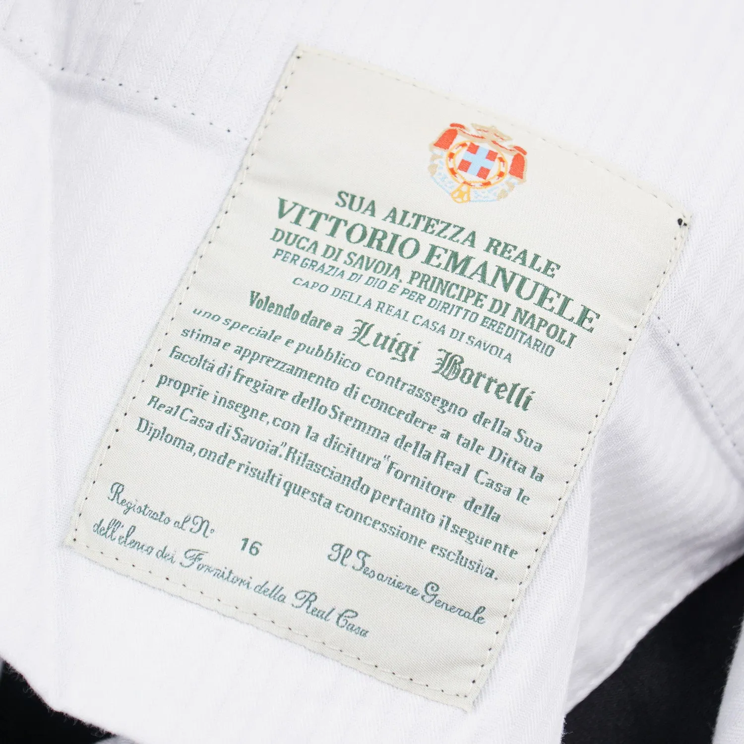 Luigi Borrelli Slim-Fit Denim Chinos