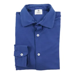 Luigi Borrelli Slim-Fit Jersey Cotton Shirt