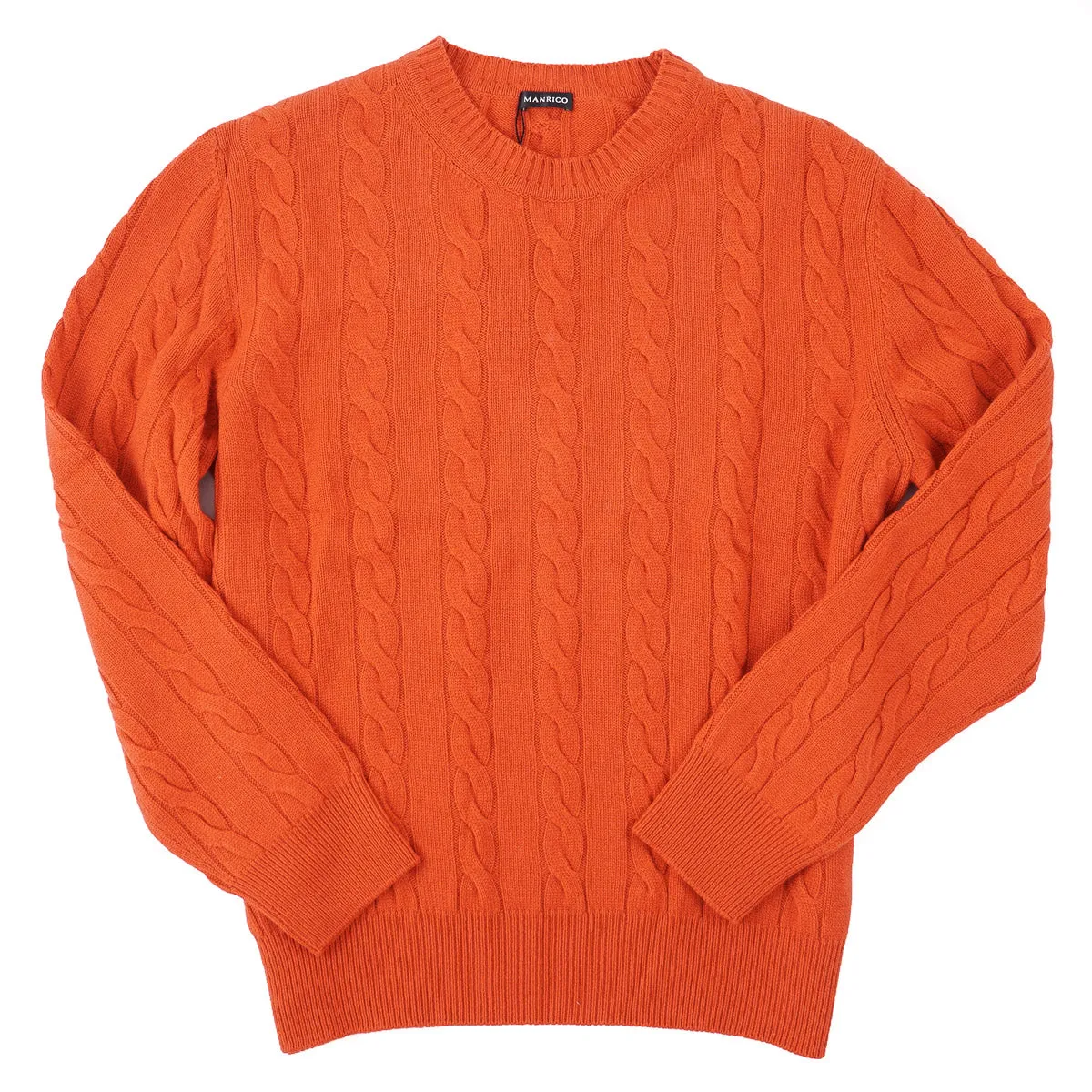 Manrico Cable Knit Cashmere Sweater