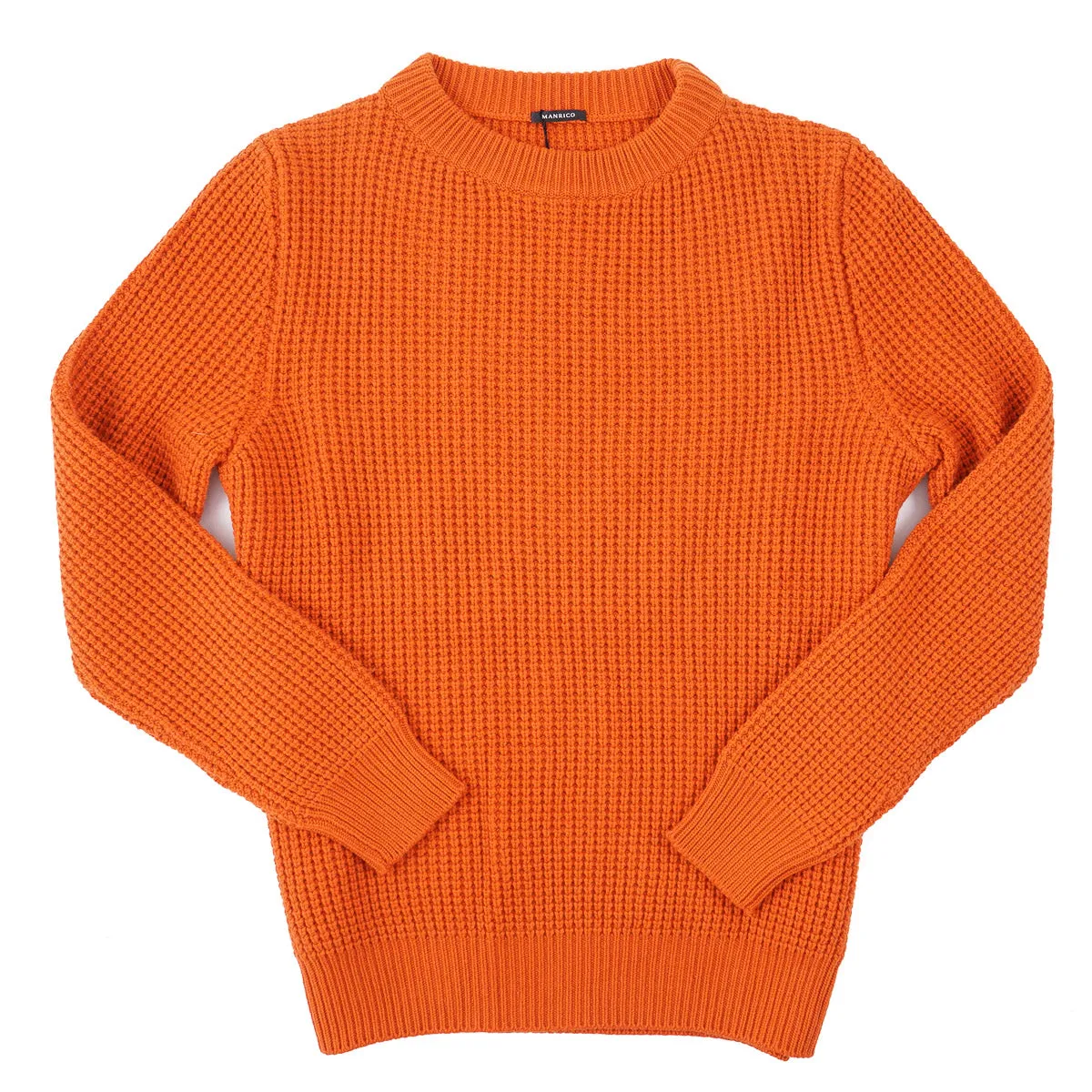 Manrico Thick Waffle Knit Cashmere Sweater