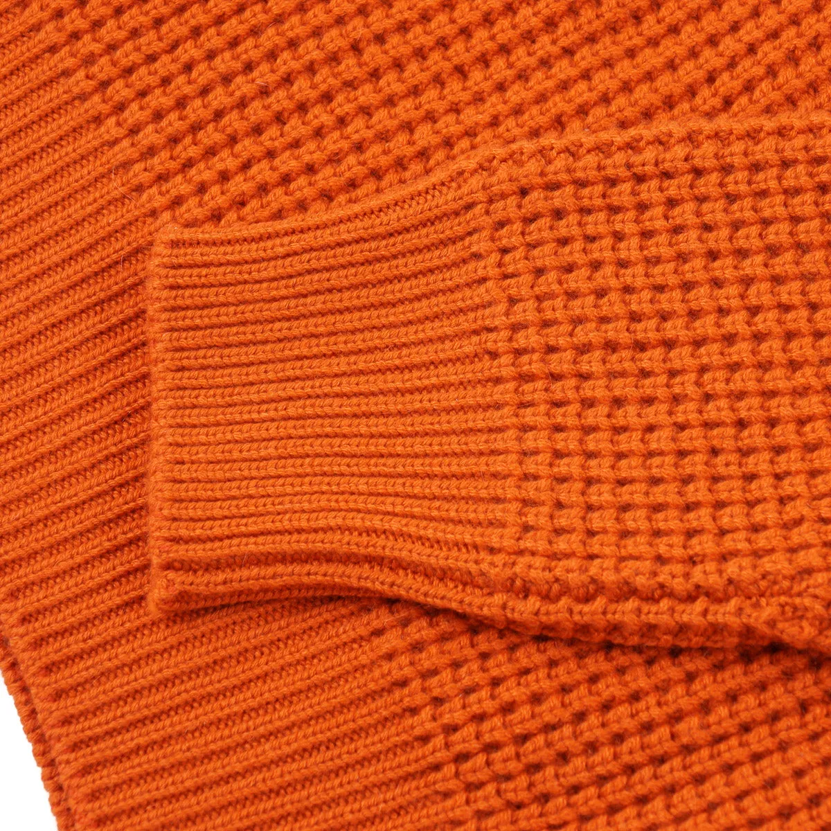 Manrico Thick Waffle Knit Cashmere Sweater