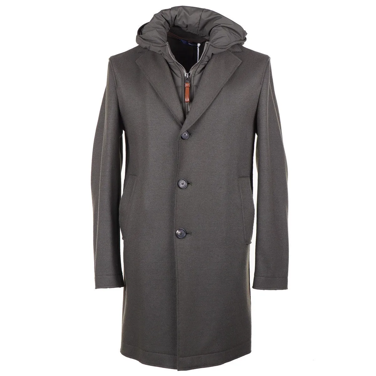 Manto Jersey Wool-Cashmere Overcoat