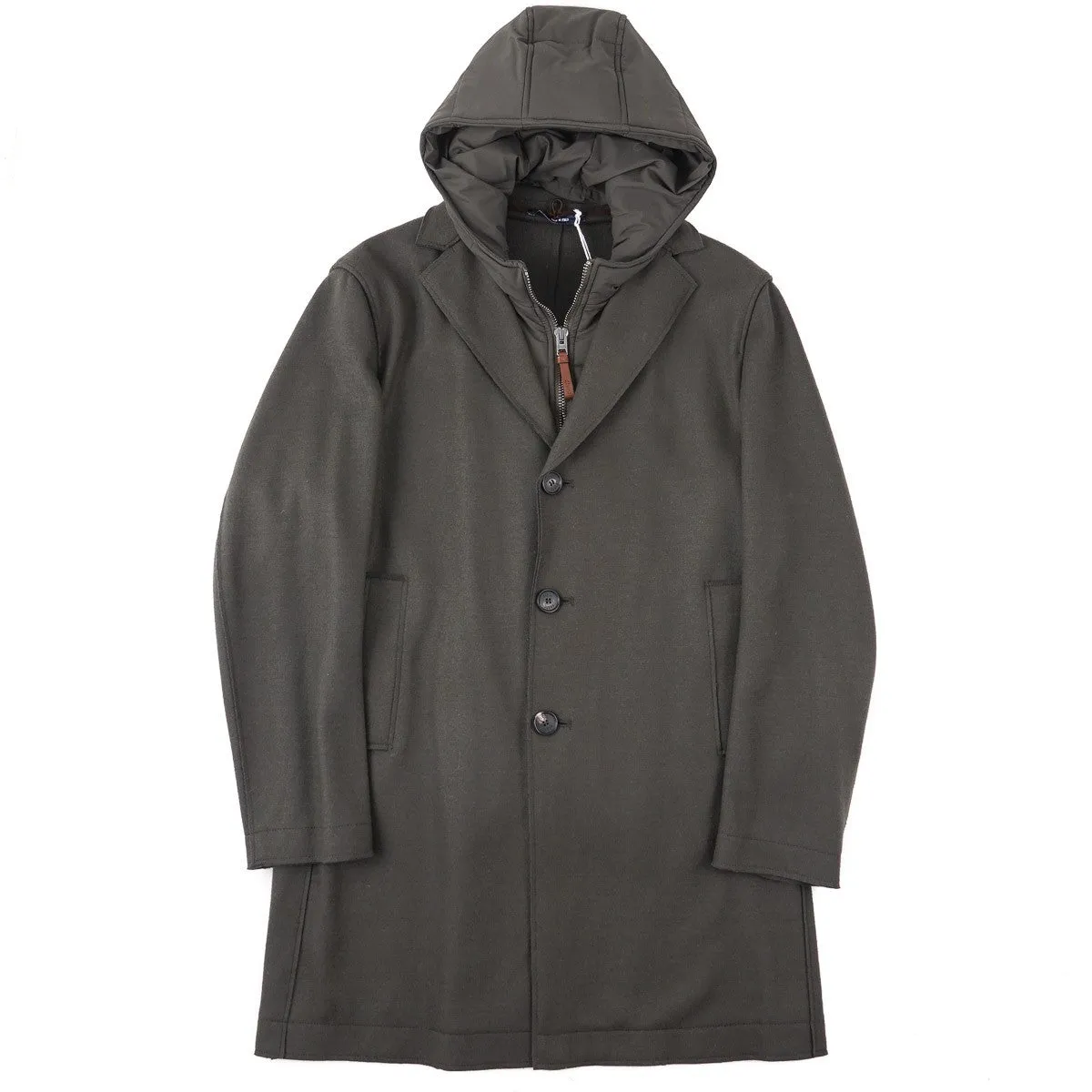 Manto Jersey Wool-Cashmere Overcoat