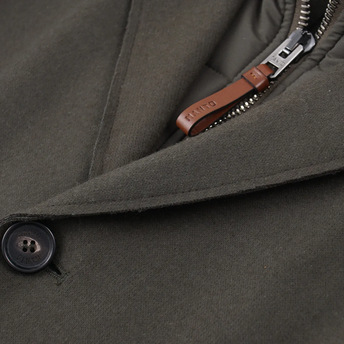 Manto Jersey Wool-Cashmere Overcoat