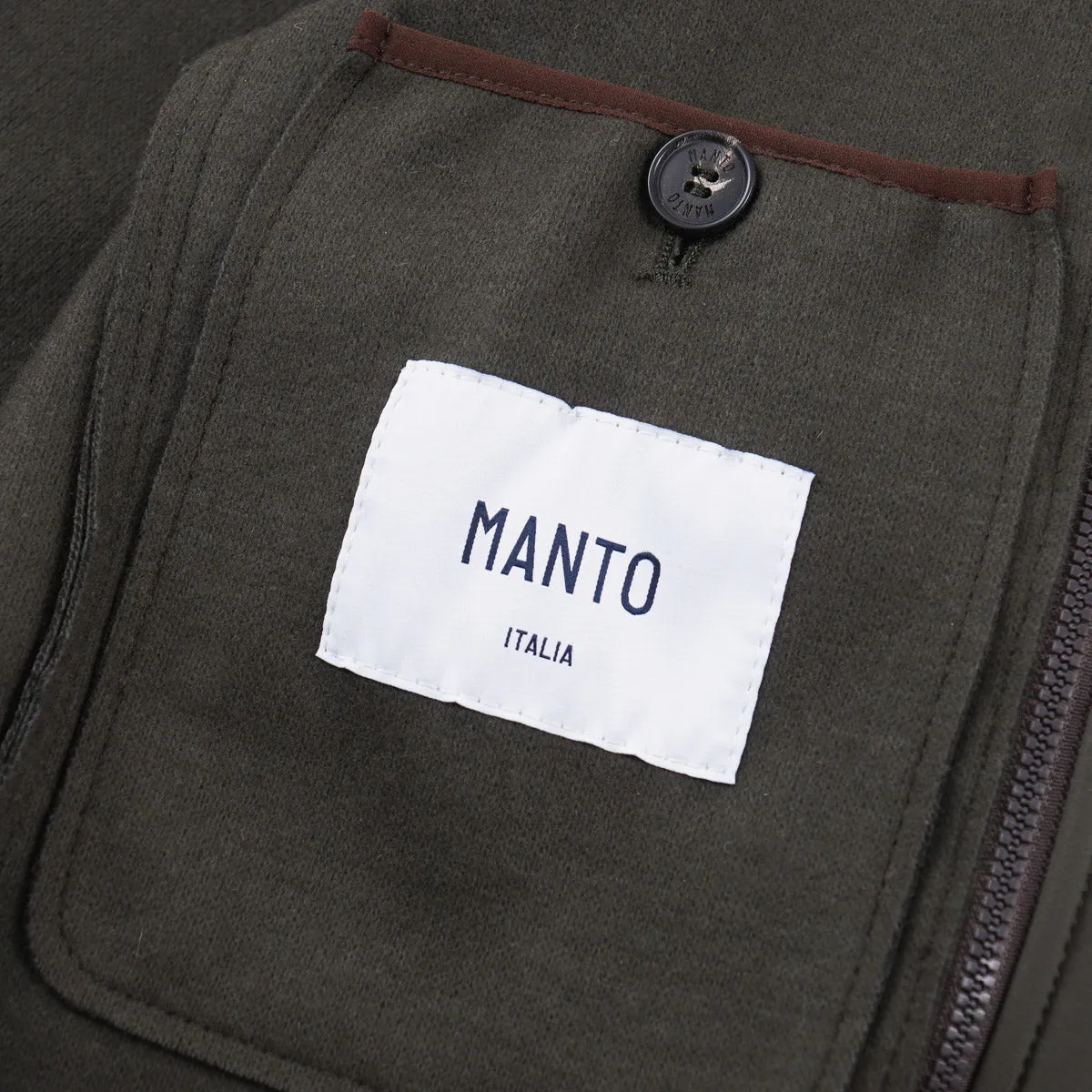 Manto Jersey Wool-Cashmere Overcoat