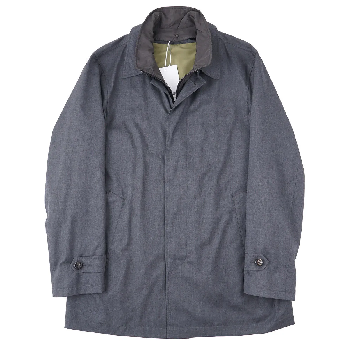 Manto Lightweight Wool Car Coat
