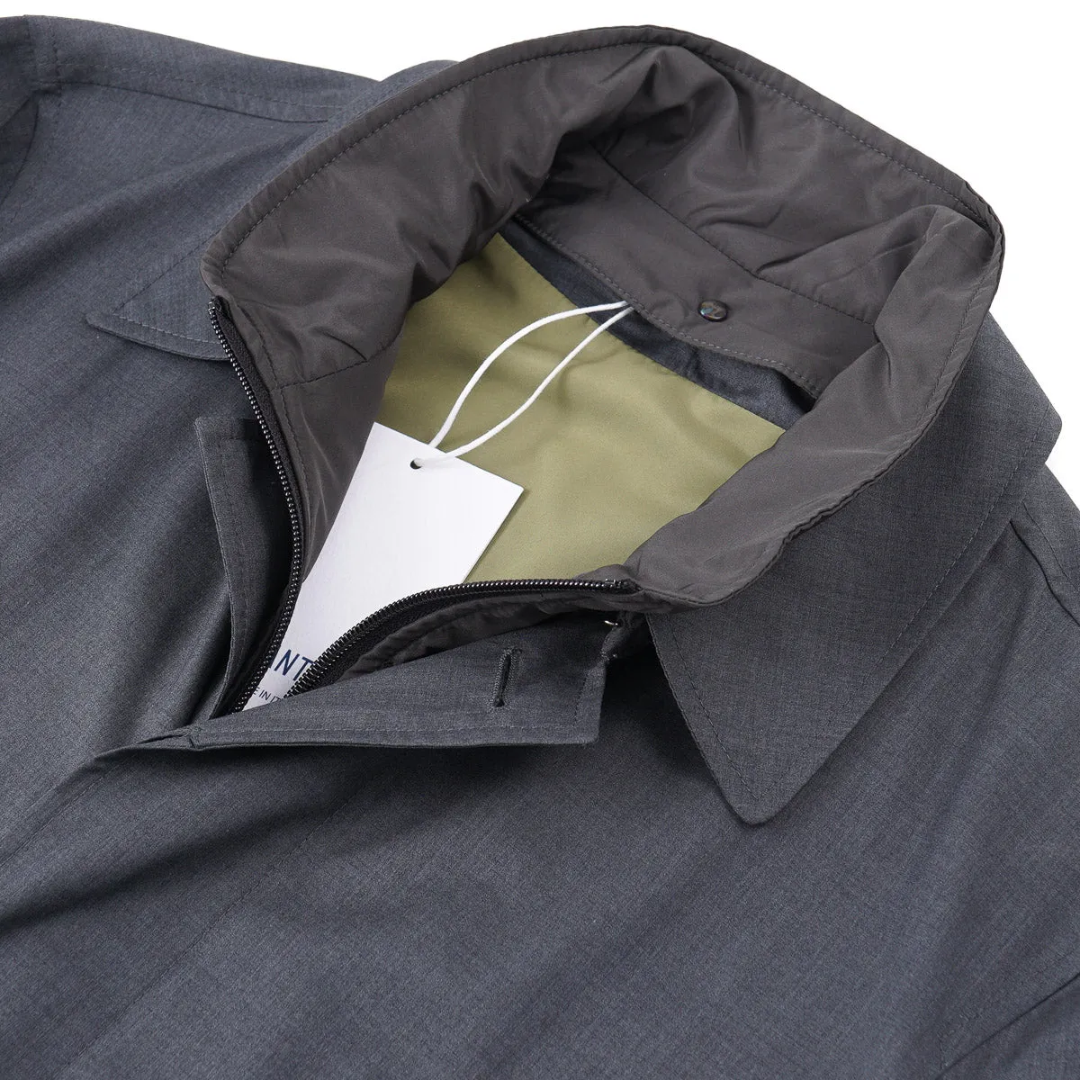 Manto Lightweight Wool Car Coat