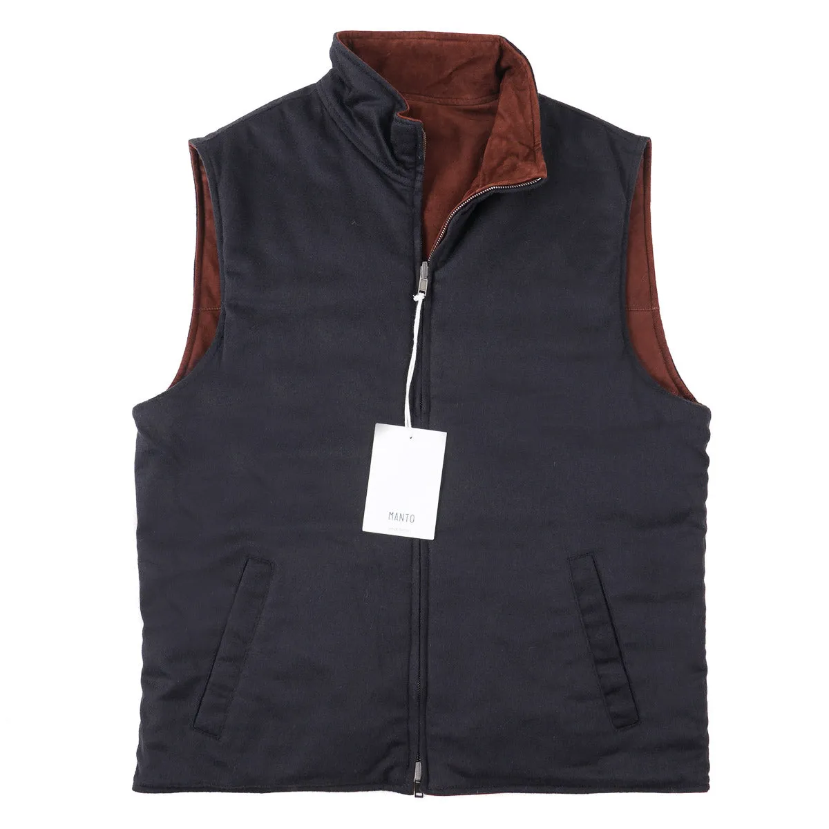 Manto Reversible Lambskin Suede Vest
