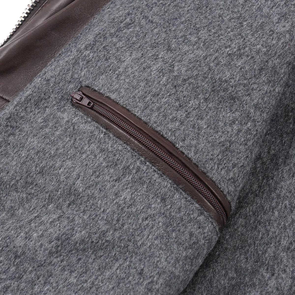 Manto Wool-Lined Nappa Leather Vest