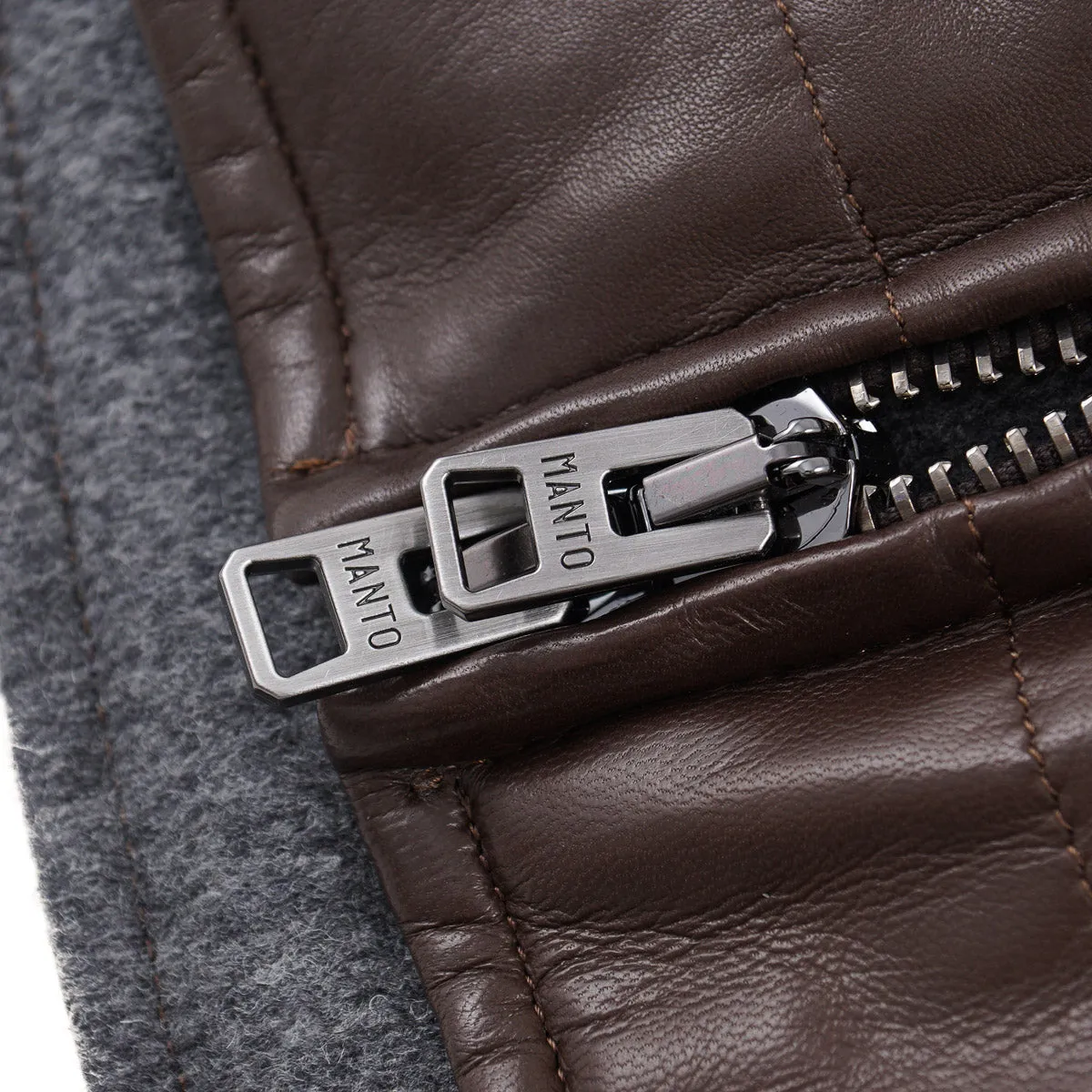 Manto Wool-Lined Nappa Leather Vest