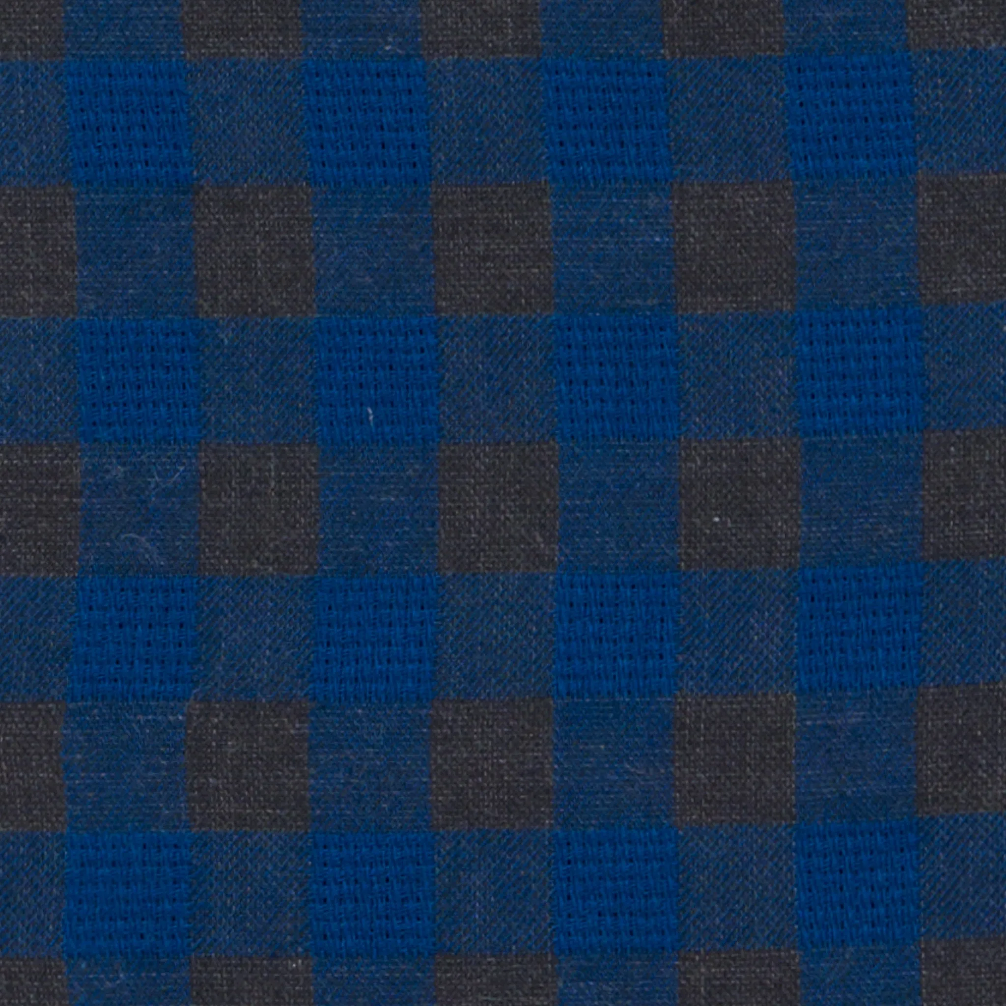 MATTABISCH by Kiton Handmade Blue-Gray Plaid Button-Down Dress Shirt 17 NEW 43