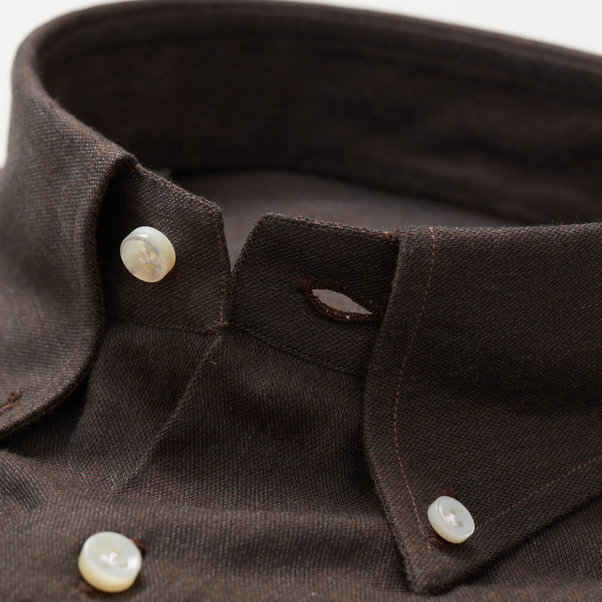 MATTABISCH by Kiton Handmade Gray Button-Down Shirt 40 NEW 15.75 Slim