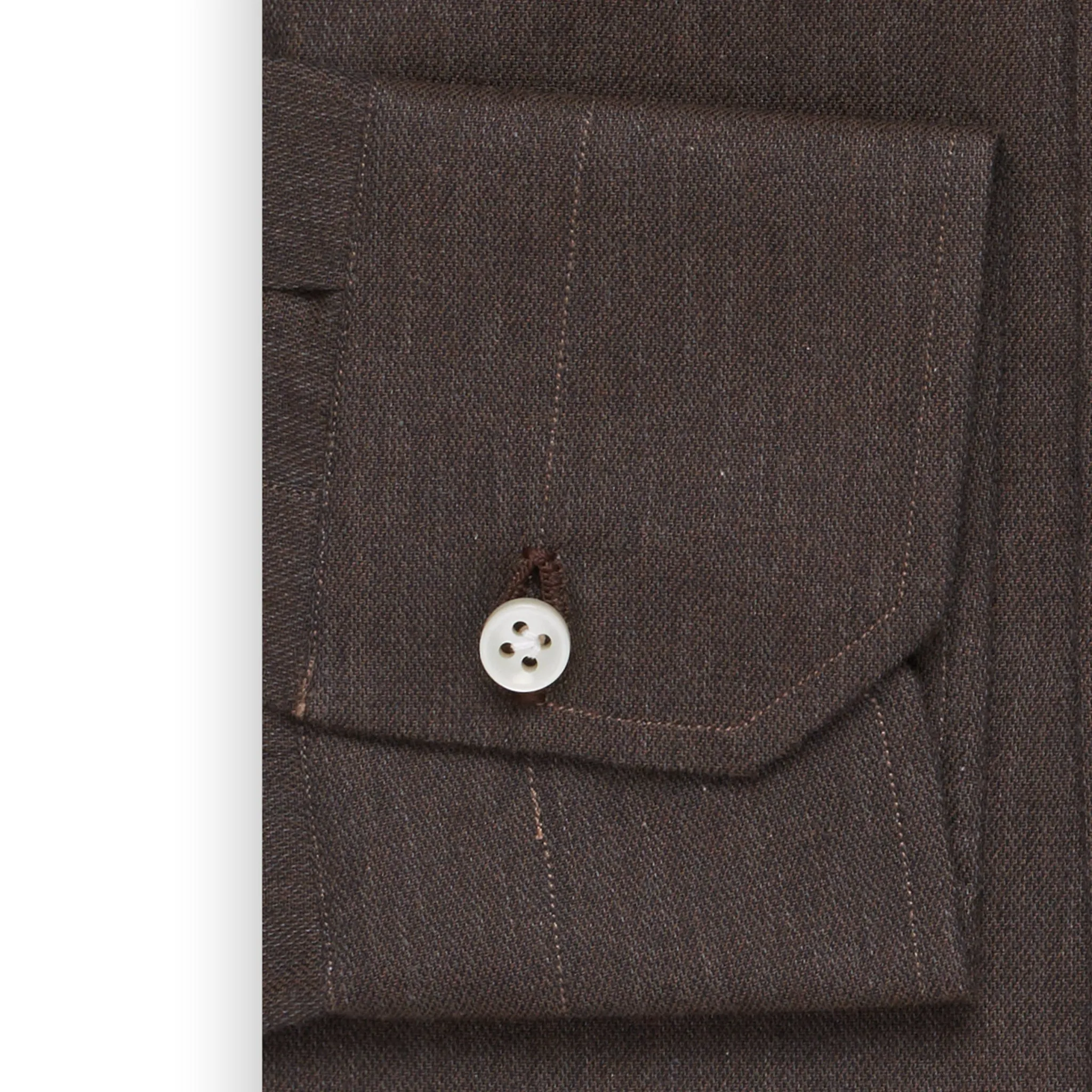 MATTABISCH by Kiton Handmade Gray Button-Down Shirt 40 NEW 15.75 Slim