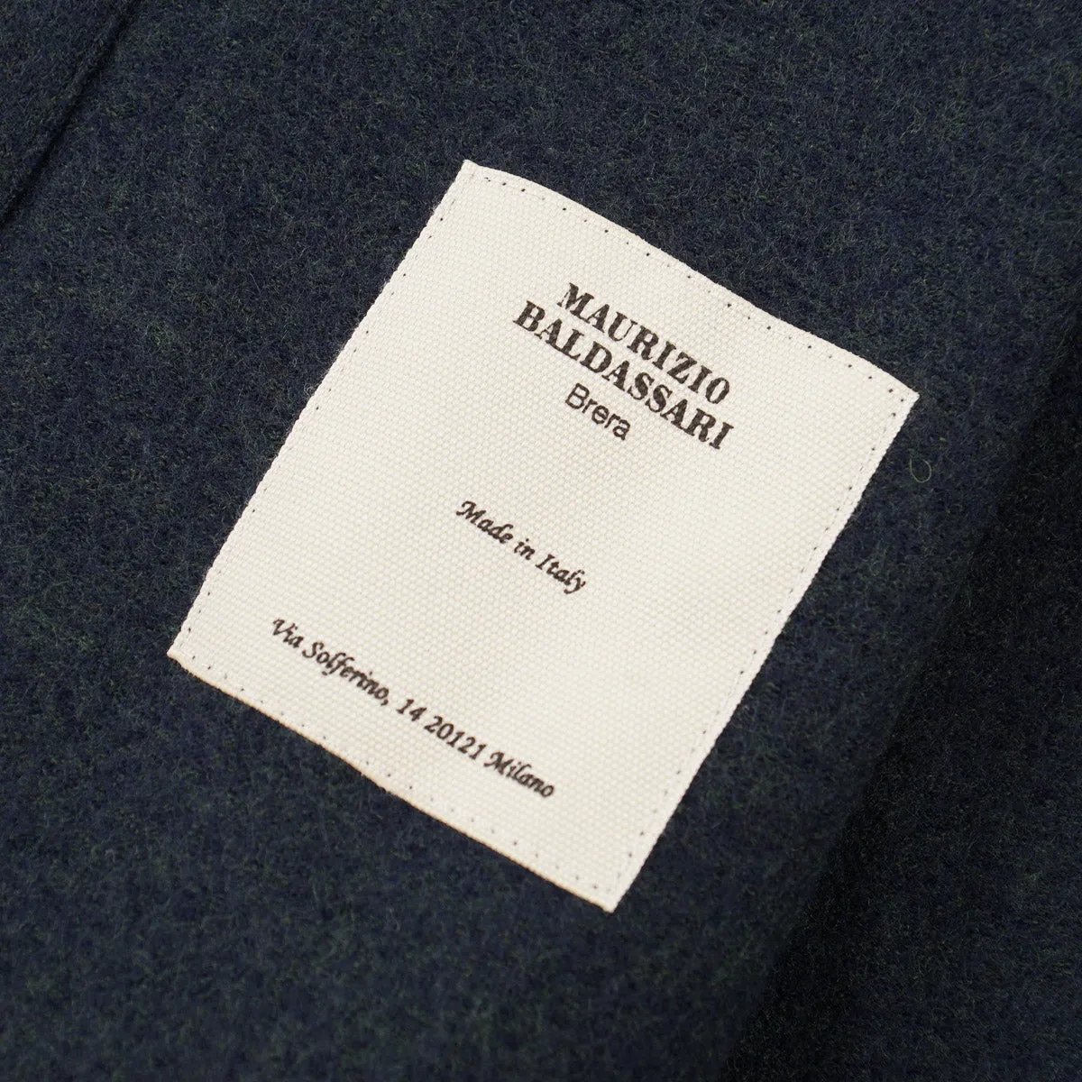 Maurizio Baldassari Flannel Wool Overshirt