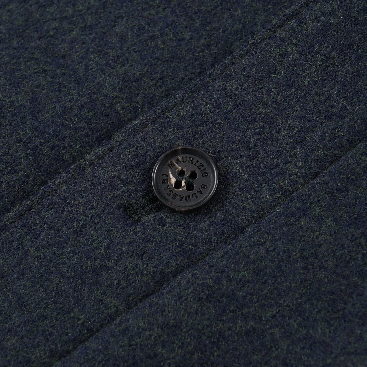 Maurizio Baldassari Flannel Wool Overshirt