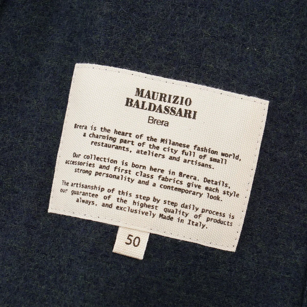Maurizio Baldassari Flannel Wool Overshirt