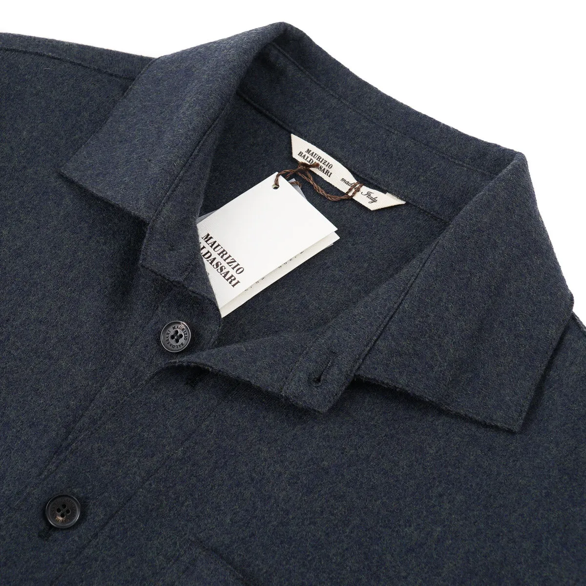 Maurizio Baldassari Flannel Wool Overshirt