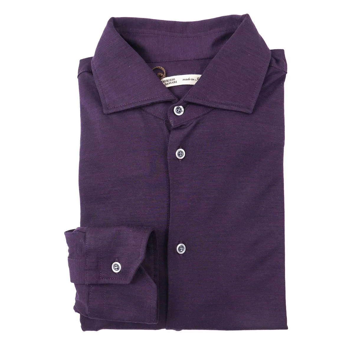 Maurizio Baldassari Jersey Wool Shirt