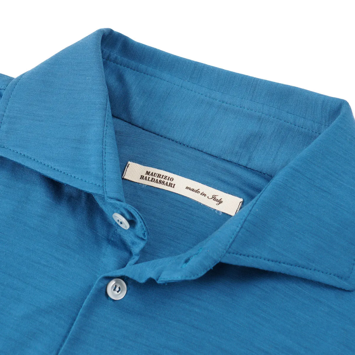Maurizio Baldassari Jersey Wool Shirt