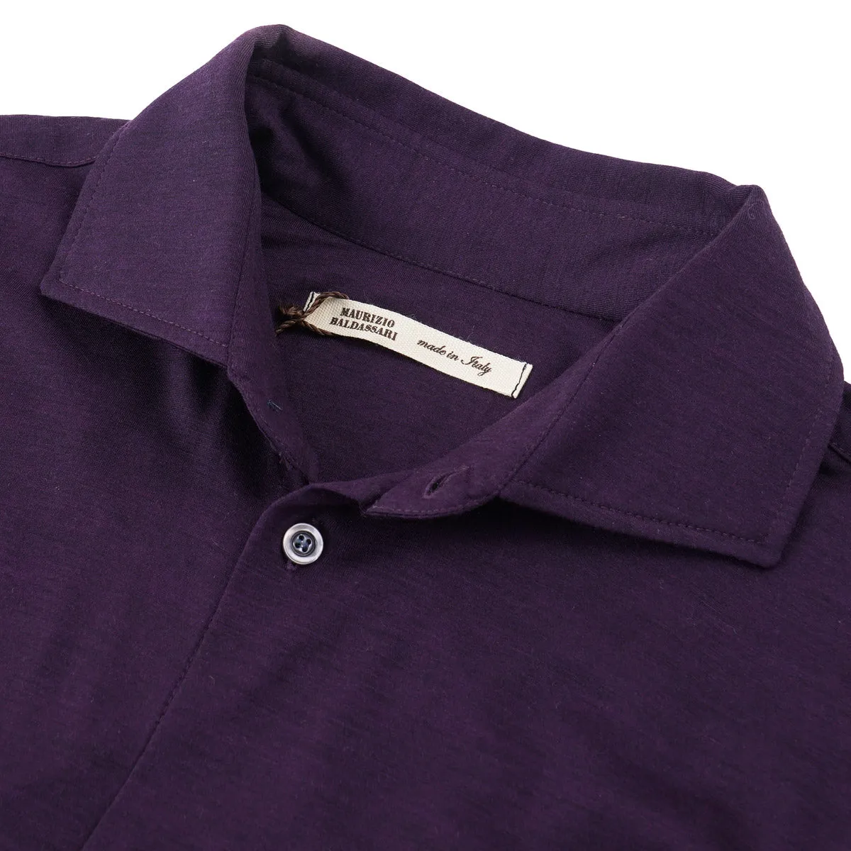 Maurizio Baldassari Jersey Wool Shirt