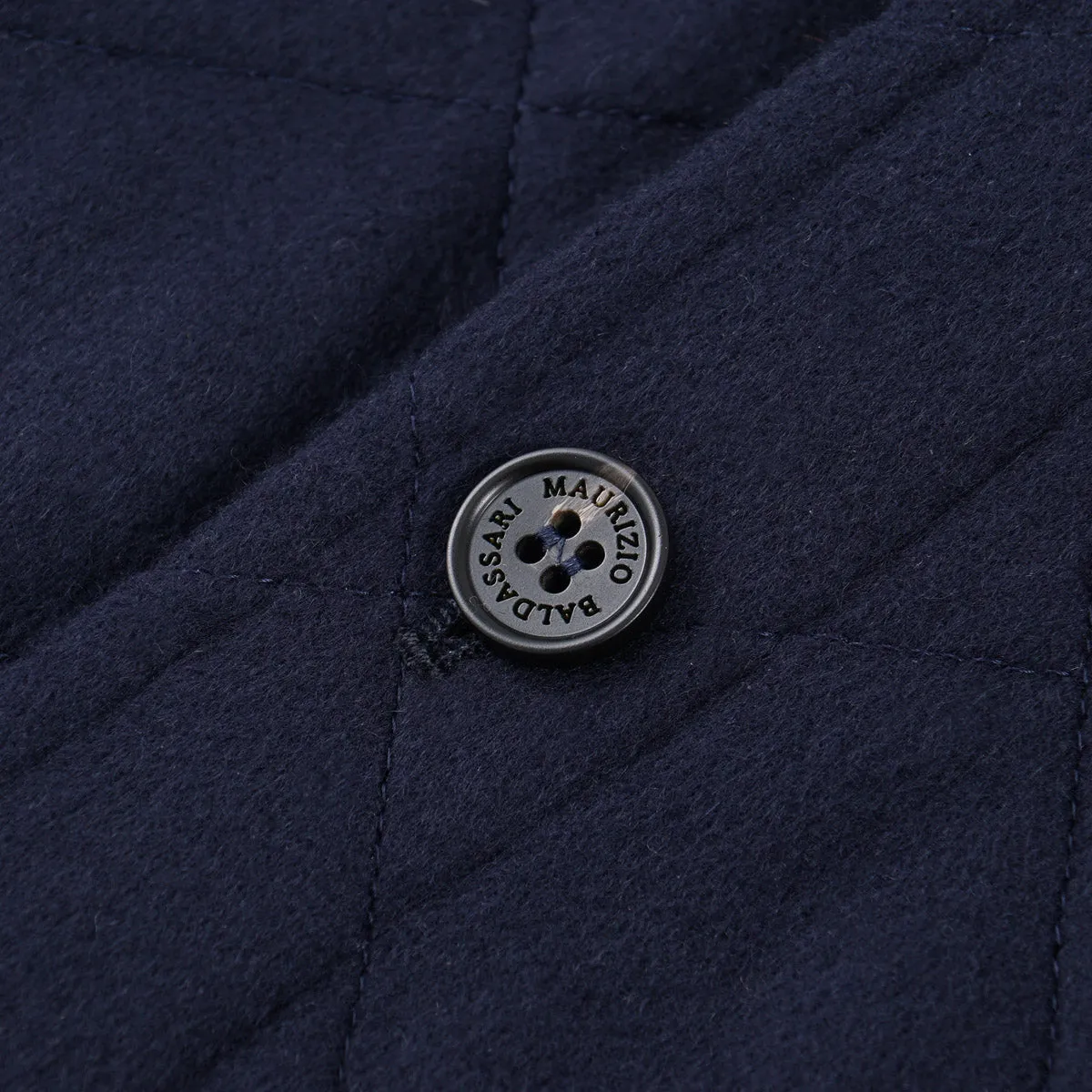 Maurizio Baldassari Quilted Cashmere Overshirt