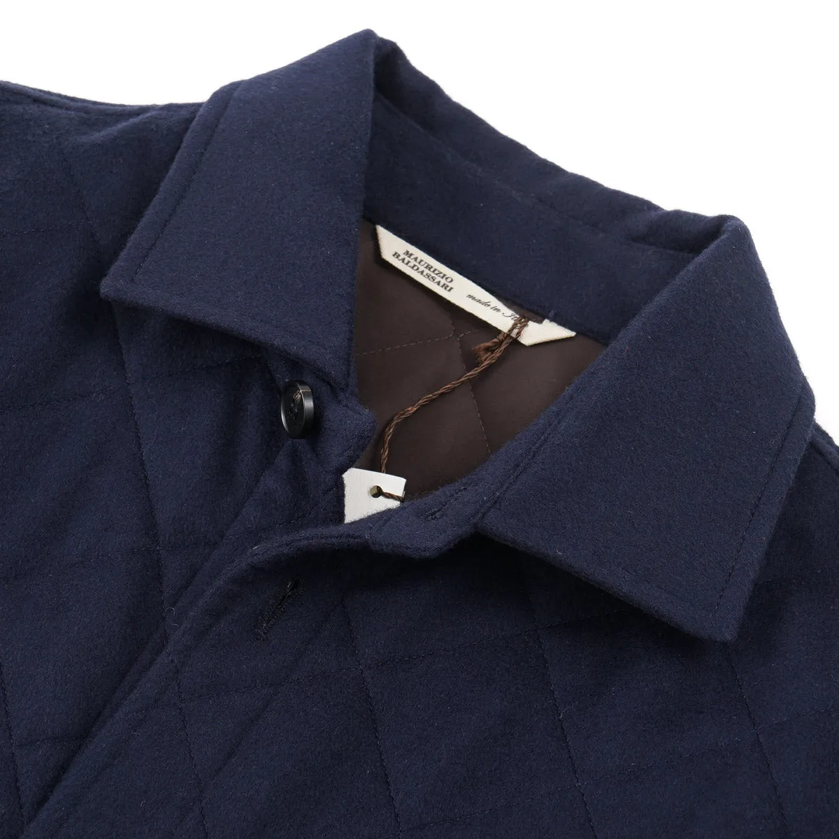Maurizio Baldassari Quilted Cashmere Overshirt