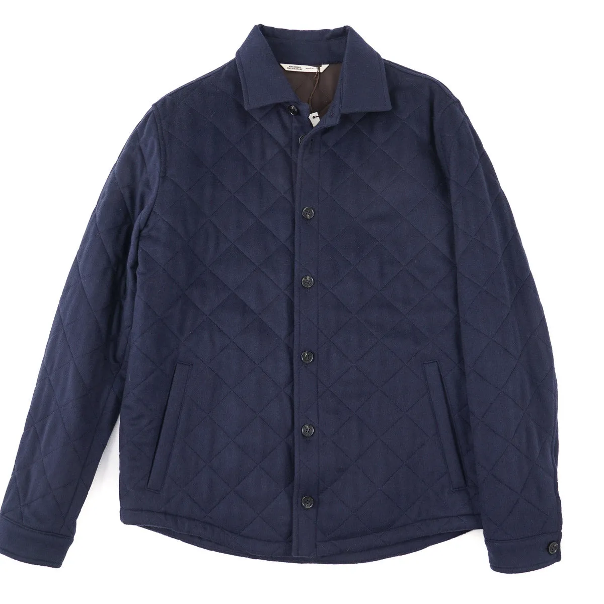 Maurizio Baldassari Quilted Cashmere Overshirt