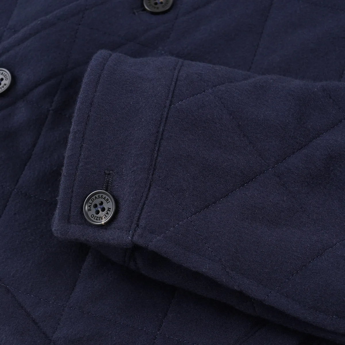 Maurizio Baldassari Quilted Cashmere Overshirt