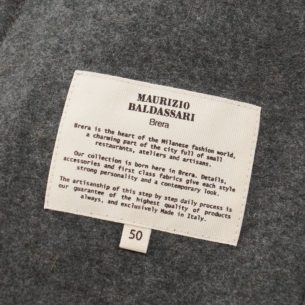 Maurizio Baldassari Solferino Cashmere Overshirt