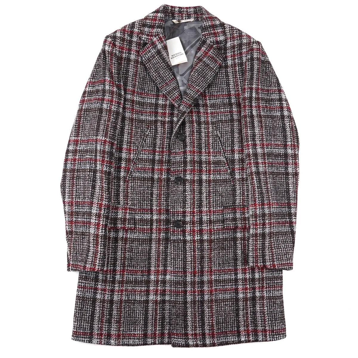 Maurizio Baldassari Wool-Alpaca City Coat