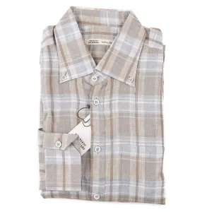 Maurizio Baldassari Woven Linen Shirt